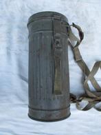 Duitse KM gasmasker met bus, Verzamelen, Ophalen of Verzenden, Landmacht, Overige typen