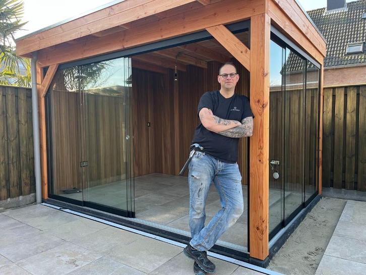 Douglas overkapping DIY pakket, Tuin en Terras, Overkappingen, Nieuw, Veranda, Verzenden