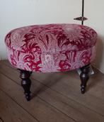 Mulberry velvet designer footstool - poef dressing *SALE*, Nieuw, Rond, Ophalen of Verzenden, 50 tot 75 cm