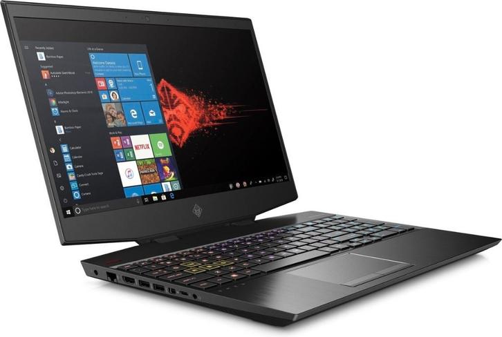 GAME LAPTOP HP OMEN 15.6" FHD 144Hz i7 9750H RTX2070 Max-Q, Computers en Software, Windows Laptops, Zo goed als nieuw, HDD, SSD