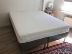 Ikea Anneland matras + Ikea Espevar bedframe 160x200, Wit, Zo goed als nieuw, Ophalen