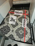 Superbes tapis, Comme neuf, Noir, 50 à 100 cm, 150 à 200 cm