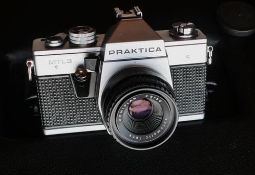 Praktica MTL 3 + 50mm, Audio, Tv en Foto, Fotocamera's Analoog, Zo goed als nieuw, Spiegelreflex, Ophalen of Verzenden