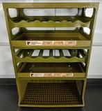 Vintage Rhenanit Regal opbergrek in groene kunststof., Ophalen