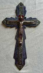 Crucifix ancien en métal, Collections, Religion, Utilisé, Enlèvement ou Envoi