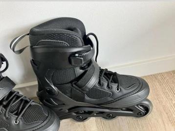 Inline skates maat 38 incl. knie en ellboogbescherming, Enlèvement, Comme neuf
