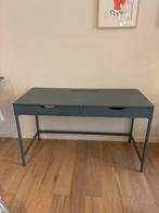 Bureau ikea blauwgroen, Huis en Inrichting, Tafels | Sidetables, Ophalen, Zo goed als nieuw