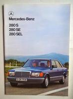 Brochure Mercedes 280 SEL 1980 fr, Livres, Enlèvement, Comme neuf, Mercedes