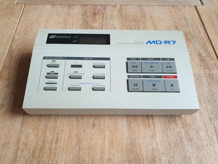 Midi Tape Synchronizer - Controller van SANSUI (MD-R7), Muziek en Instrumenten, Mengpanelen, Zo goed als nieuw, Ophalen of Verzenden