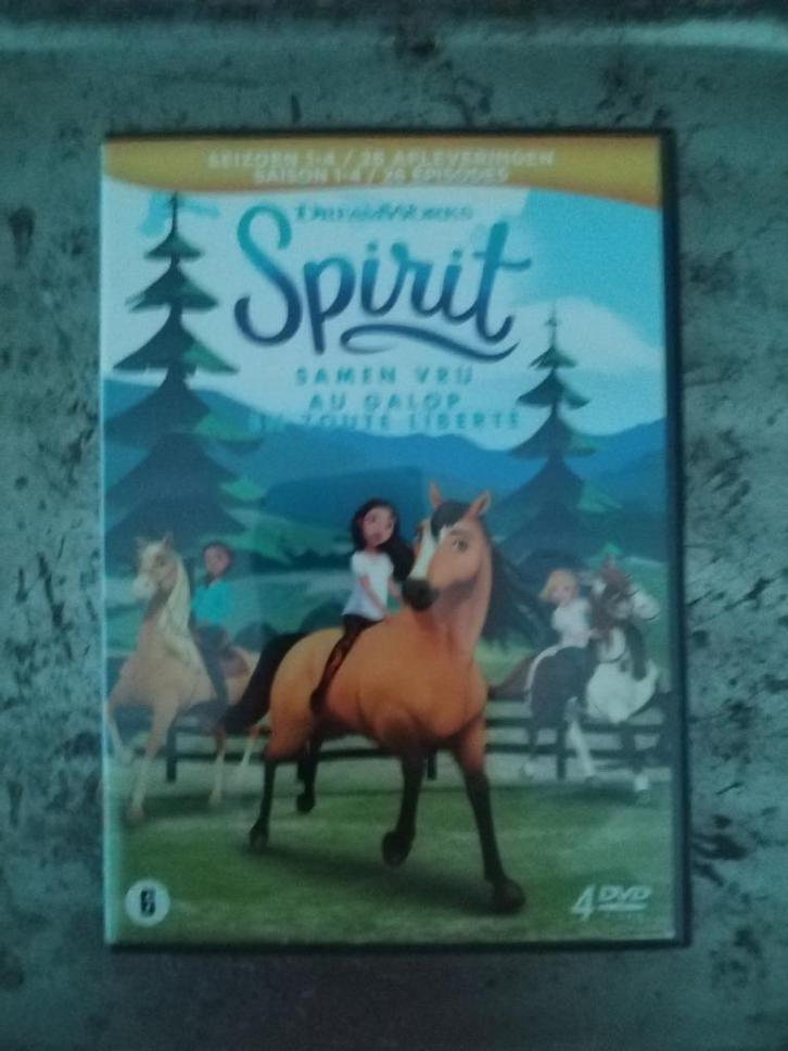 Spirit seizoen 1-4, Cd's en Dvd's, Dvd's | Tv en Series, Overige genres, Boxset, Vanaf 6 jaar, Verzenden