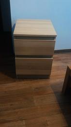 Ikea nachtkast malm, Huis en Inrichting, Ophalen, Minder dan 50 cm, 1 of 2 laden, Zo goed als nieuw