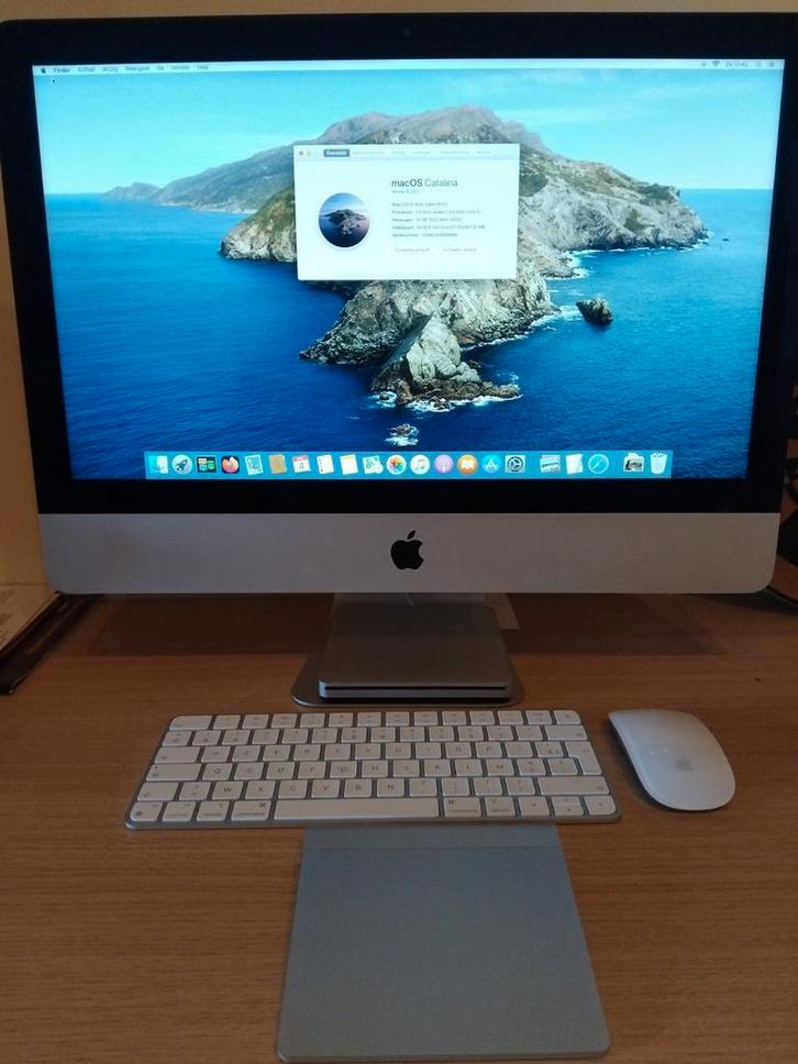 Imac 21.5 inch, late 2012 met originele apple accessoires, Computers en Software, Apple Desktops, Gebruikt, iMac, Ophalen