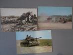 3 postkaarten Belgisch Leger equipment tank kanon, Verzamelen, Ophalen of Verzenden, Overige soorten, Overige typen