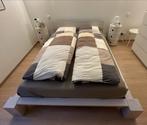 Tweepersoonsbed met boxspring en TEMPUR matras 140x200, Huis en Inrichting, Slaapkamer | Bedden, Ophalen, Zo goed als nieuw