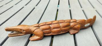Afrikaans krokodil houtsnijwerk Kenia beschikbaar voor biedingen
