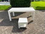 Wttte houten eettafel en/of bijzettafel / tafel / eetkamerta, Ophalen of Verzenden, Gebruikt