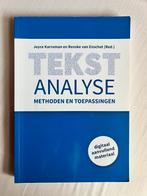 Joyce Karreman - Tekstanalyse, Ophalen of Verzenden, Zo goed als nieuw, Joyce Karreman; Renske van Enschot