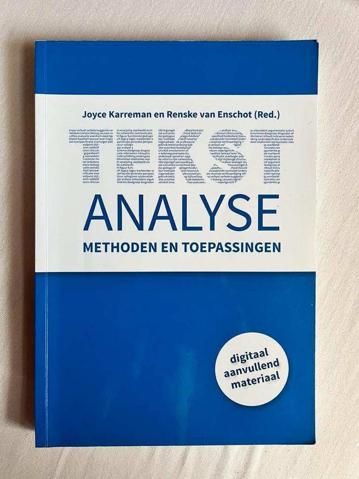 Joyce Karreman - Analyse de texte, Livres, Science, Comme neuf, Enlèvement ou Envoi