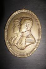 ZELDZAAM plaque van koning Albert & koningin Elisabeth, Verzamelen, Ophalen of Verzenden