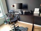 Ensemble bureau électrique (200x60) + chaise de bureau haute, Enlèvement, Électrique, Utilisé, Bureau