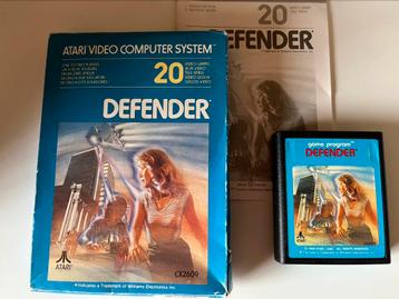 Défenseur Atari 2600 ! Étiquette bleue ! Rare, Enlèvement, Comme neuf, Atari 2600