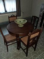 Ronde tafel met 4 stoelen, Huis en Inrichting, Ophalen