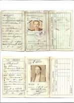 3 Anciennes cartes d'identité - 1936 - 1942 - Genval, Envoi, Avant 1970