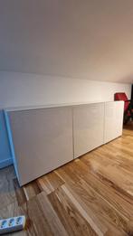 Meuble tv buffet ikea besta, Enlèvement, Utilisé, Verre