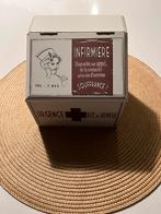 Houten opbergdoosje medisch thema, Antiek en Kunst, Ophalen