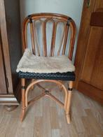 Vintage rotan stoel, Ophalen, Gebruikt
