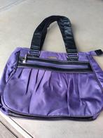 Paarse handtas, Handtassen en Accessoires, Tassen | Damestassen, Ophalen of Verzenden, Zwart, Handtas