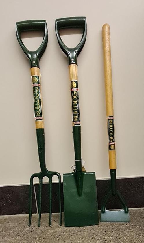 3 stuks Brits kinderspade + hark + wieder, Tuin en Terras, Hand-tuingereedschap, Nieuw, Hark, Ophalen of Verzenden