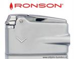 RONSON PREMIER VARAFLAME  AANSTEKER CHROOM SATIJN-V  130003, Verzamelen, Verzenden, Nieuw, Aansteker