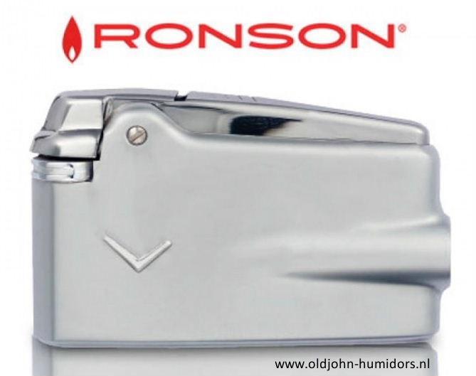 RONSON PREMIER VARAFLAME  AANSTEKER CHROOM SATIJN-V  130003, Verzamelen, Rookartikelen, Aanstekers en Luciferdoosjes, Nieuw, Aansteker