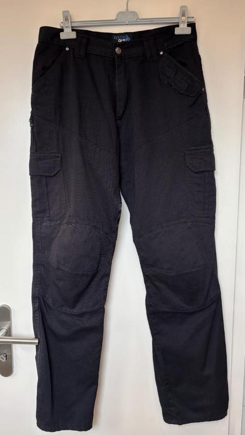 Pantalon dame tissu noir - ROUTE ONE, Kleding | Dames, Broeken en Pantalons, Gedragen, Maat 42/44 (L), Zwart, Ophalen