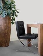 8 stoelen PU-leder - NIEUW, Huis en Inrichting, Stoelen, Ophalen, Overige materialen, Zwart, Zo goed als nieuw