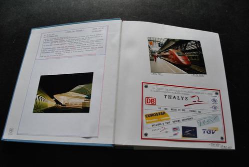 Gros Album photos originales THALYS TGV 68 RARE UNIQUE Train, Collections, Trains & Trams, Utilisé, Train, Enlèvement ou Envoi