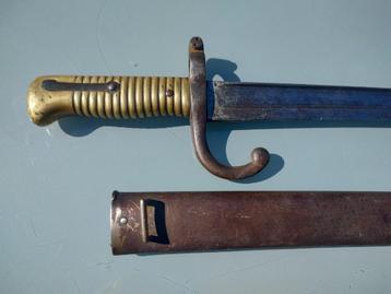 Franse Chassepot bajonet Manufacture Imperiale Mutzig 1887 beschikbaar voor biedingen