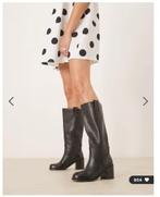 Glamorous block heeled knee boots in black, Kleding | Dames, Schoenen, Hoge laarzen, Zwart, Nieuw, Ophalen of Verzenden