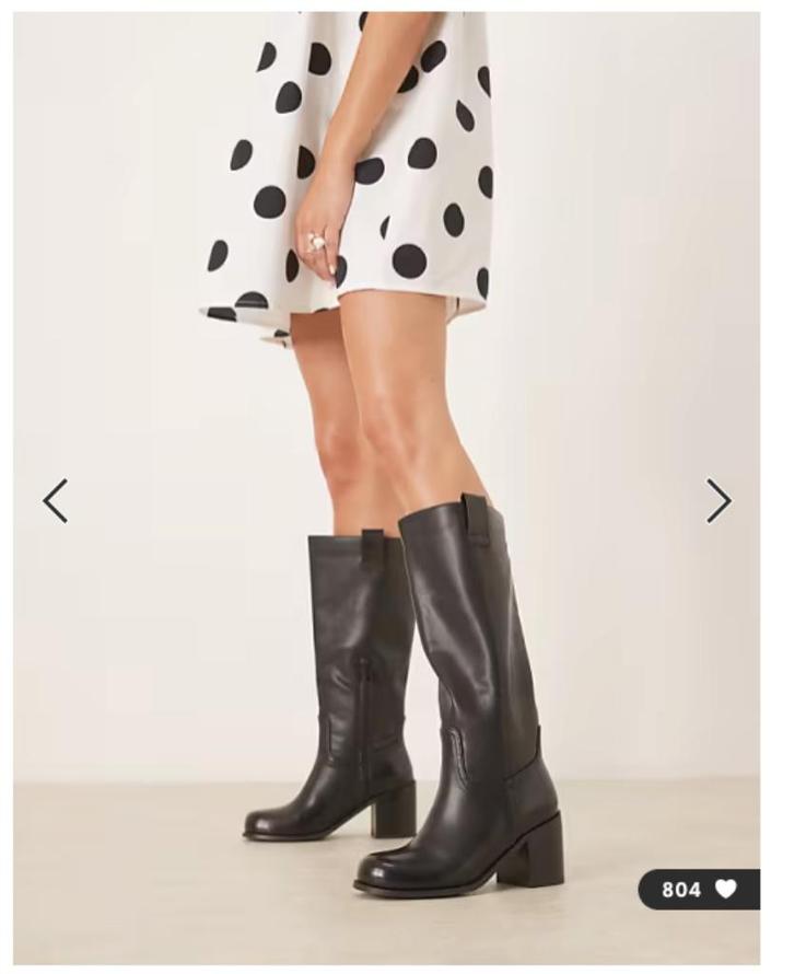 Glamorous block heeled knee boots in black, Kleding | Dames, Schoenen, Nieuw, Hoge laarzen, Zwart, Ophalen of Verzenden