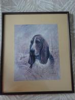 kader met getekende hush puppy, Enlèvement