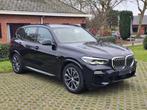 BMW X5 45E M SPORT HYBRID ADAPTIVE #360CAM #PANORAMIC, Auto's, Automaat, Gebruikt, Blauw, Leder