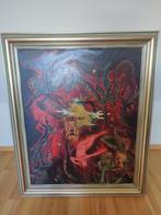 Schilderij fantasie - De dageraad van het laatste oordeel, Ophalen