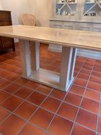 Eettafel in travertin, Huis en Inrichting, Tafels | Eettafels, Ophalen, Overige materialen, Design, 50 tot 100 cm