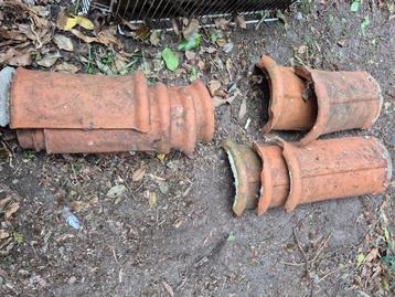 Dakvorsten en noordbomen, Doe-het-zelf en Bouw, Dakpannen en Dakbedekking, Ophalen, Gebruikt, Rood, Steen of Klei