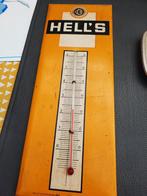 Panneau publicitaire  Hell's avec thermomètre, Collections, Marques & Objets publicitaires, Enlèvement ou Envoi, Panneau publicitaire