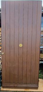 Stevige houten meranti voordeur met 5-punts slot, 215 cm of meer, Hout, Ophalen, 100 tot 120 cm