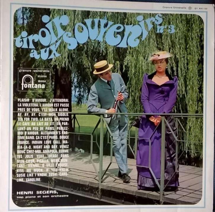 LP Tiroir aux souvenirs n 3 Henri Segers,, Cd's en Dvd's, Vinyl | Pop, Zo goed als nieuw, 1960 tot 1980, 12 inch, Ophalen of Verzenden