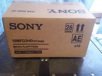 100 diskettes Sony 3 1/2  1.44mb MFD2HD