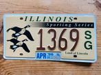 Amerikaanse nummerplaat Illinois USA, Verzamelen, Ophalen of Verzenden, Gebruikt, Auto's